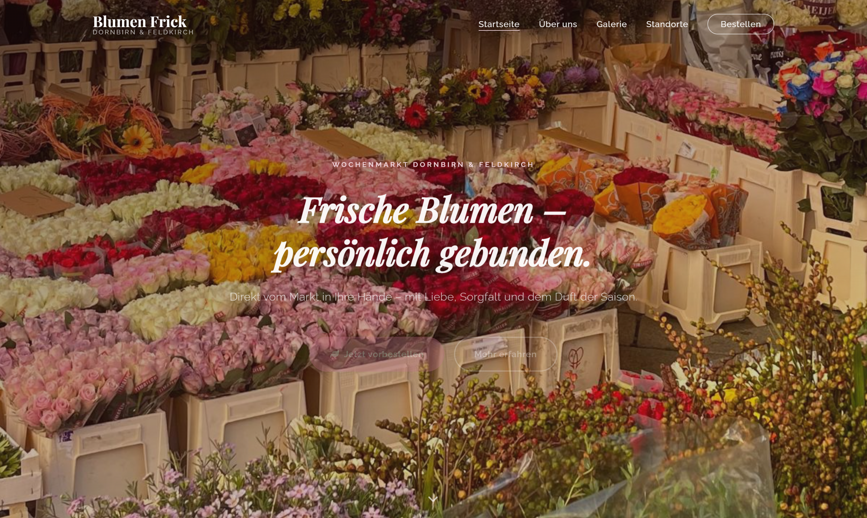 Blumen Frick Website